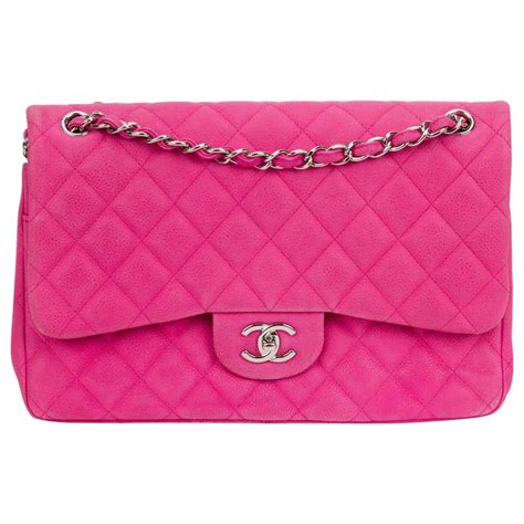 chanel hot pink purse.